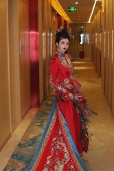 -懿沉香中式嫁衣礼服秀禾服龙凤褂马来褂旗袍总店