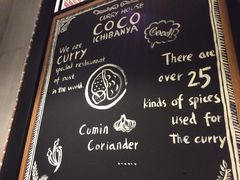 菜单-CoCo壱番屋(久光百货店)