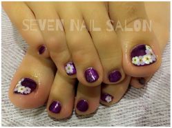 魅惑的紫色-7号美甲美睫
