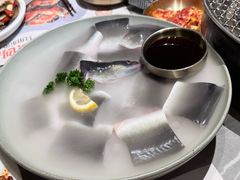活烤鳗鱼-草家酱蟹炭火烤肉店(珲春南路一店)