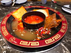 番茄鸳鸯锅-蜀辣居鲜货老火锅(簇桥富顿中心店)