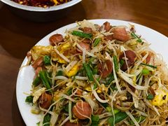火腿肠炒粉干-凡老头米线砂锅(古荡新村西粮站)