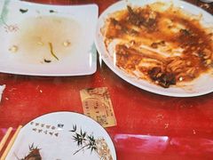-陕北农家小吃风干羊肉剁荞面