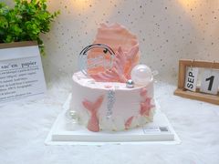 8寸乳脂奶油人鱼童话-Miss蜜思烘焙(城市广场店)