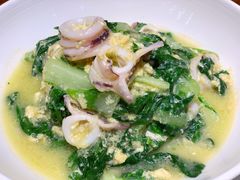 笔管鱼炒小白菜-必点海鲜·鲅鱼水饺(鞍山西道店)