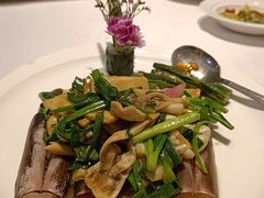 黄椒酱圣子啫秋葵-山泉公馆酒家(广州东站店)