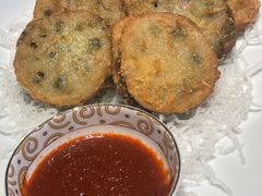 香炸荠菜莲藕夹-曾宴·楚菜(湖北省博物馆店)