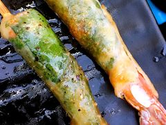 苏叶鸡皮虾-鸟串烧Yakitori