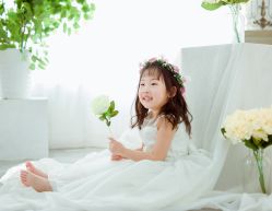 -海岸风光儿童摄影