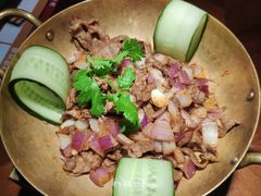 干锅孜然羊肉-楼兰新疆主题餐厅(苏州中心店)