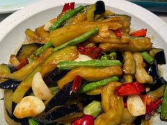 茄子炒豆角-云梦庭·剁椒鱼头(银泰中心in99店)
