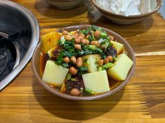 特色凉拌米皮-笔记安顺夺夺粉火锅
