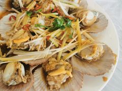 油泼扇贝-1910老鲁味海鲜·戳子肉·青岛菜(金沙滩店)