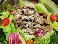 牛外脊沙拉-机器人火炉披萨