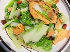 小白菜炒豆筋-松针蔡记蒸饺(花园路店)