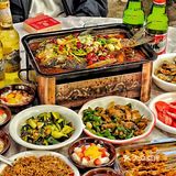  四方坪宝藏宵夜大排档🍢烤鱼烤串嘎嘎香