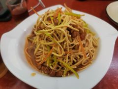 干豆腐拌菜-锅贴王海鲜小馆