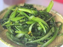 蒜蓉炒菜心-海泉湾竹筒饭·瘦身水库大头鱼(从化温泉镇店)