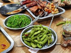 盐水毛豆-老虎滩大连海鲜烧烤(建邺云锦路总店)