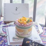 每一口都是对幸福的呼唤。店名：沙拉拉的厨房蛋糕定制