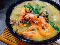 对虾海鲜面-台州老六海鲜面馆(上南总店)