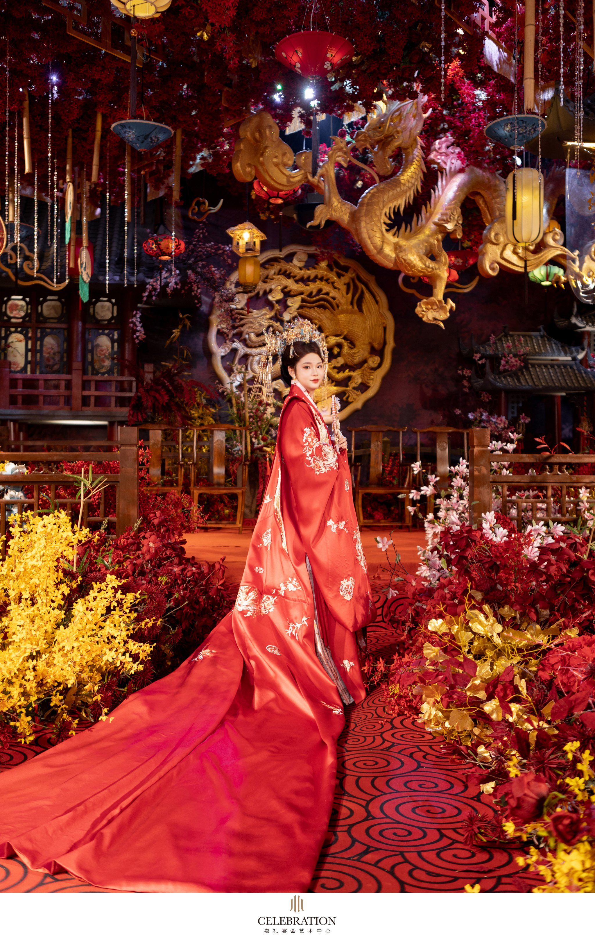 宛如古代婚礼现场