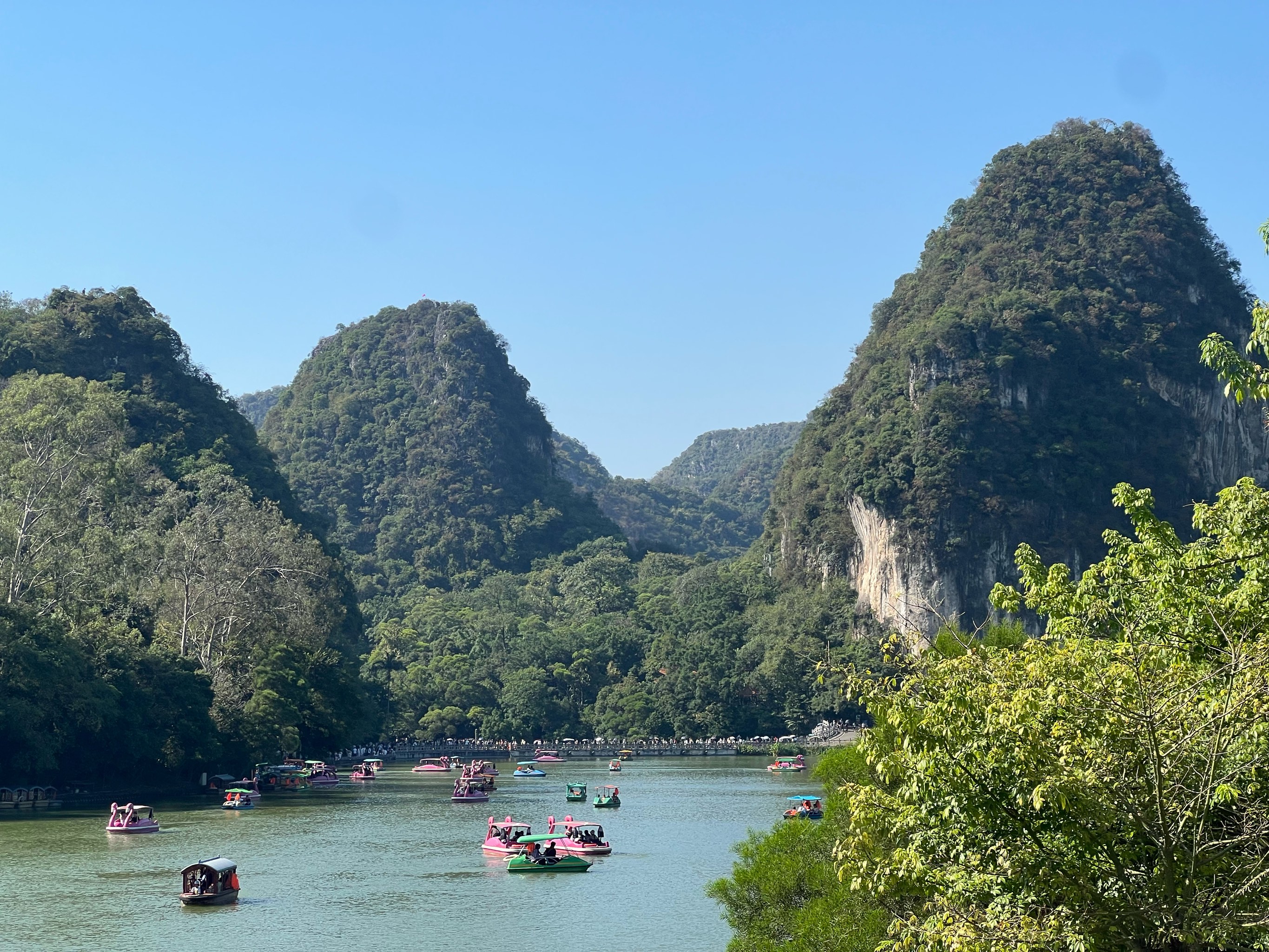 柳州市龙潭公园的美景图片