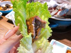 -明洞阿姨·韩式酱蟹烤肉·创意料理(三元桥店)