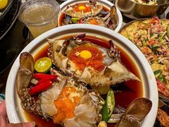-草家酱蟹炭火烤肉店(珲春南路一店)