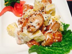 菠萝油条虾-鹿港小镇(悠唐店)