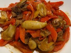 红椒花猪肉炒鲍片-南景饭店(万家丽路店)