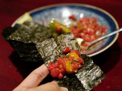 生牛肉拌海胆-九州酒场ひこぞう(1号店)