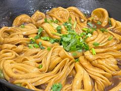 排骨豆角粘卷子-八次方密云水库鱼粘卷子·熏鸽子·农家菜