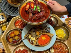 -草家酱蟹炭火烤肉店(珲春南路一店)