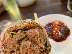 烧饼夹肉-万红路羊汤烧饼店(将台路店)