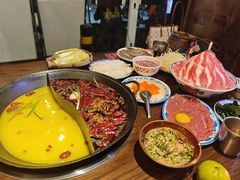 虫草花鸡汤鸳鸯锅-萍姐火锅·公路夜市(南京新街口店)