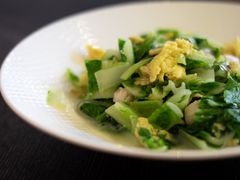 崂山小白菜炒扇贝柱-单家老院·院子里的青岛菜(沙子口店)