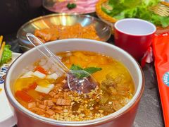 什锦红颜冰粉-秦炉烤肉(财富中心店)
