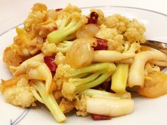 有机菜花炝三鲜-渔家灯火(明湖店)