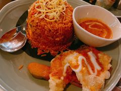 香煎银鳕鱼炒红饭-CHINCHIN 青青·泰国料理(万象食家店)
