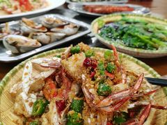 避风塘炒三点蟹-蚝得喜海鲜(东城店)