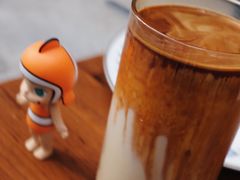 红豆沙拿铁-Line 咖啡(石厦花园店)