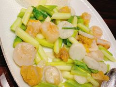 带子黄耳炒芦笋-澜亭中餐厅·一线江景·尊蓝豪华精选