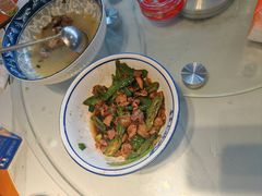 青椒花猪肉-瑞华土菜馆老字号(灰汤镇店)