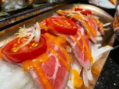 霜降雪花牛肉刺身-極上萬膳·日料放题(海岸城店)