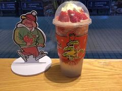 雪山莓莓桂花冻-喜茶(广州石牌桥店)