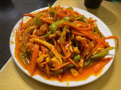 鱼香鸡丝-清真宏玉祥黄门脸餐厅(华荫东里店)