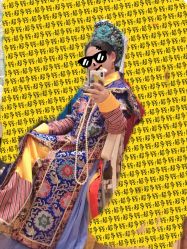 -后宫·古装汉服京剧儿童亲子全家福摄影