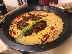 纯牛油锅底-黄潇洒老火锅(九眼桥宏济巷店)