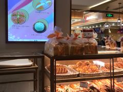 面包甜点陈列柜-山崎面包(静安久光店)